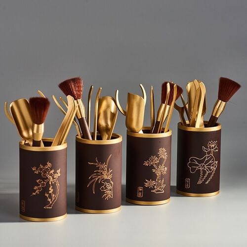 Bakelite tea ceremony six gentlemen set home office living room kung fu tea ceremony accessories tea making accessories tea clip tea