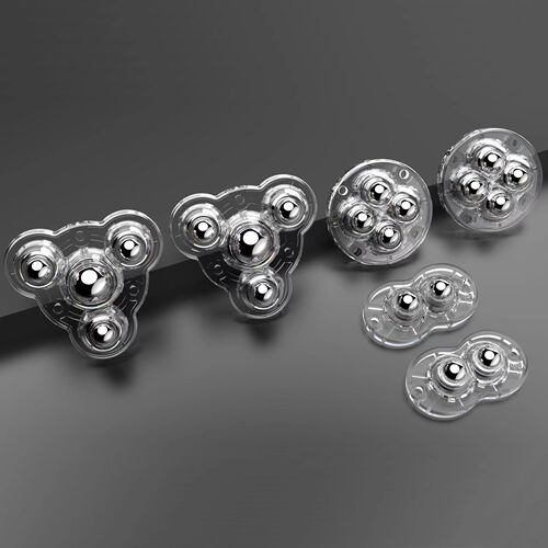 Swivel wheel castor roller slider moving base roller load-bearing furniture home adhesive no-drilling ball type