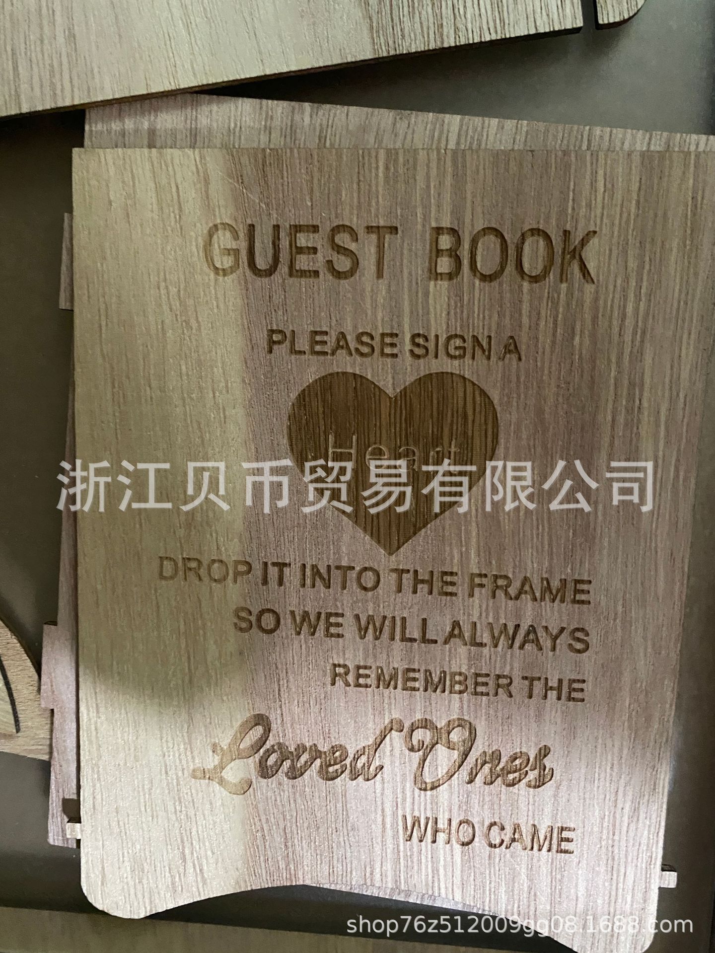 Cross-border wedding sign-in board, acrylic transparent message box, wedding love sign-in, graduation signature, photo album board pic 2