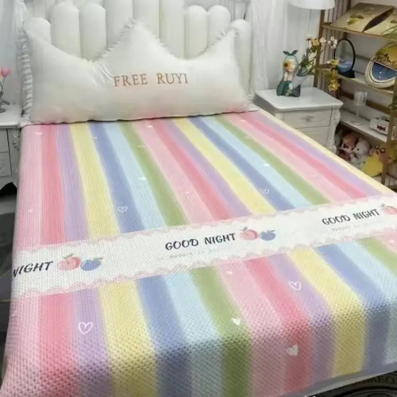 オールシーズンベッドカバー三層キルト寮シーツ厚手畳両面兼用毛布外国貿易工場卸売|undefined