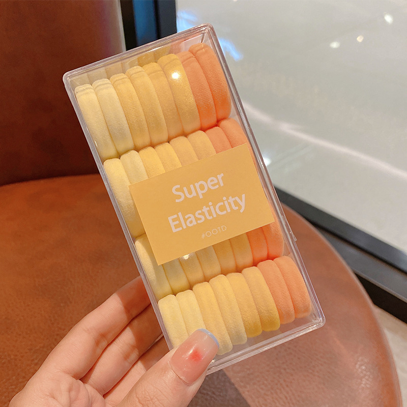 Anillo de cabello para niños no lesionar cabello de cabello de cola de caballo alta cuerda de cabello de cabello niñas tiras elásticas duraderas de alta elasticidad niñas cubierta de cuero