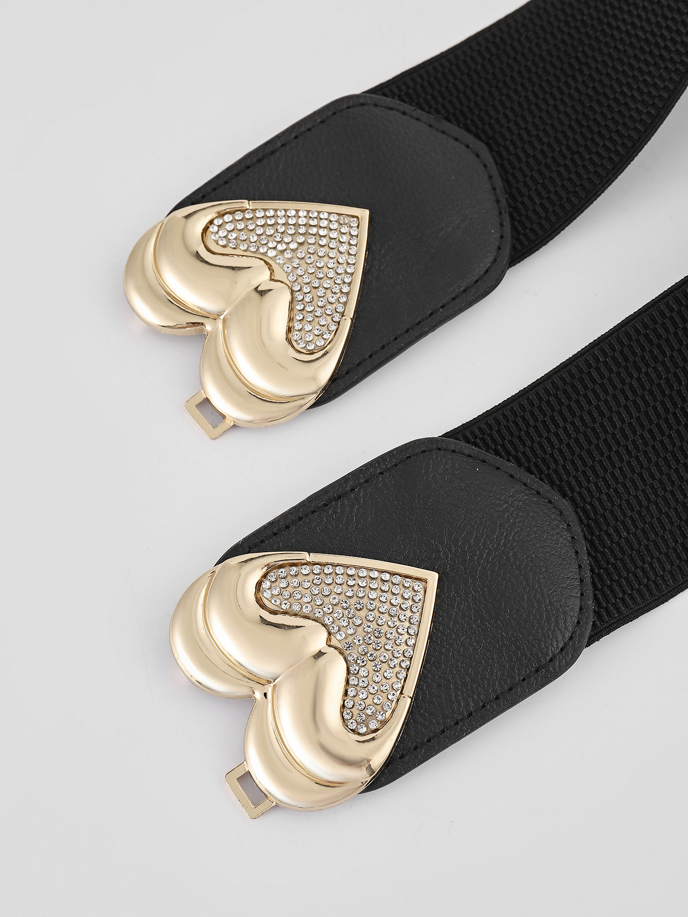 Großhandel Damen elastische breite Taille Dichtung, lässig elastische Mode dekorative Knopf Gürtel, Daunenjacke Kleid Gürtel_voghion.com