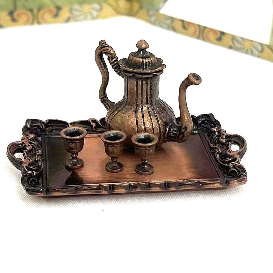 사각 접시 + 찻주전자