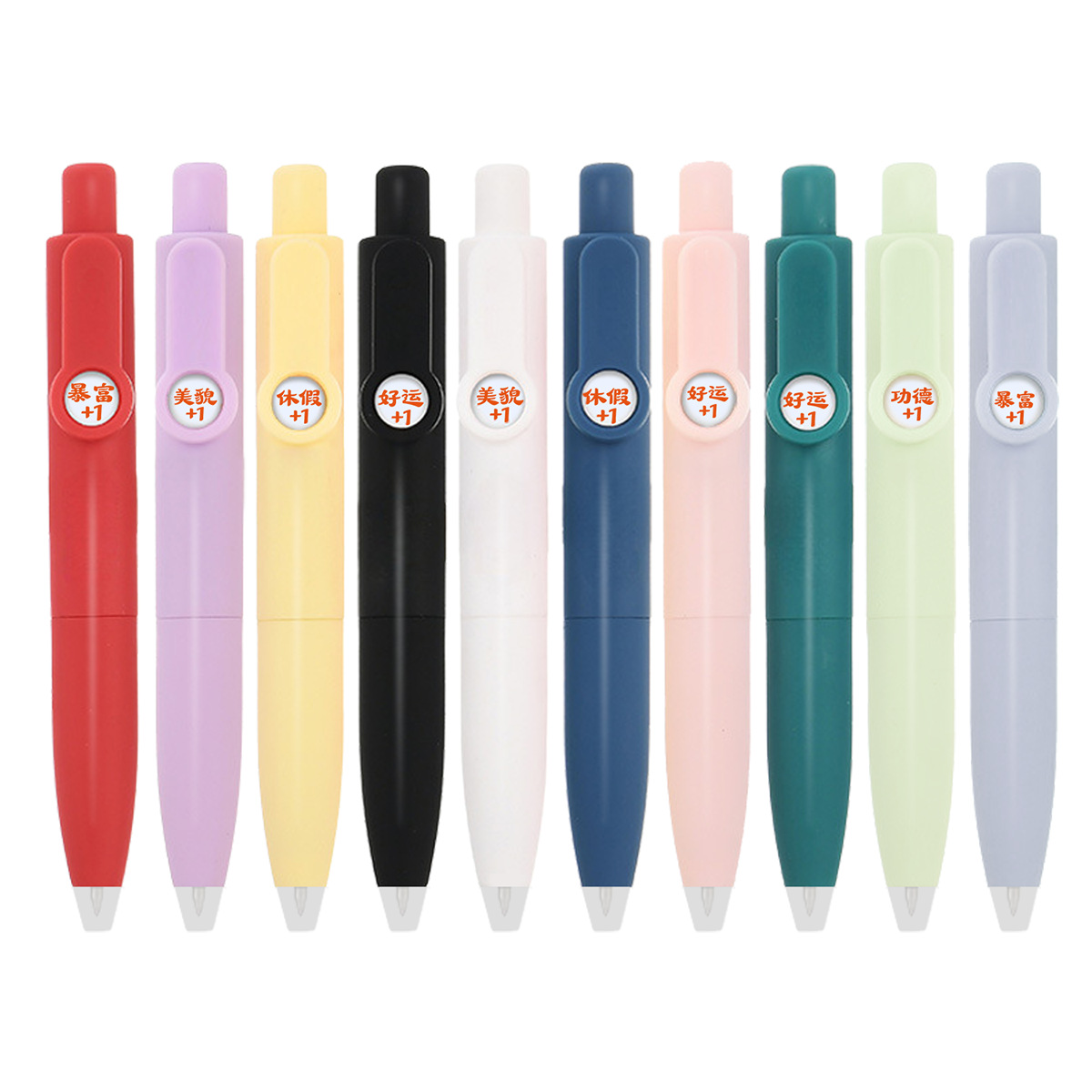 Bolígrafo neutro personalizado logotipo creativo bolsillo salto bolígrafo neutro borrable mini bolígrafo portátil suave y rápido secado