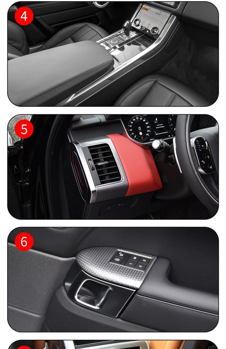 18-25 Range Rover Sport Edition Screen Central Console Interior Car Sticker Modification Paint Accessories tpu Protective Film