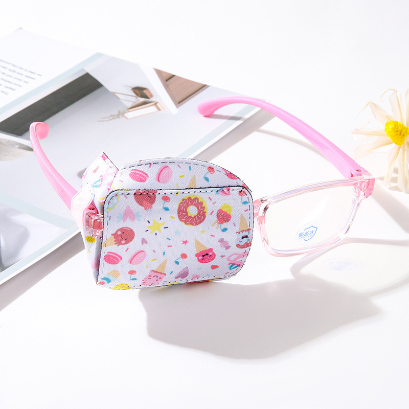 子供用弱視アイマスク、単眼視力トレーニングアイパッチ、遮光斜視メガネマスク、立体フルカバー、夏用軽量|undefined
