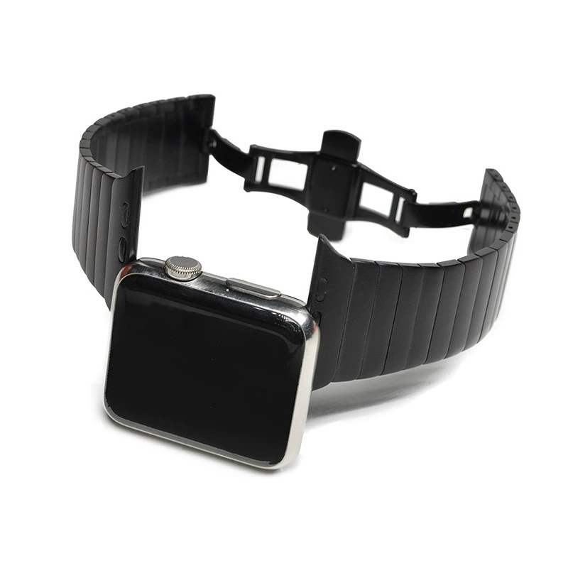 Подходит для AppleWatch Apple блоки бабочки пряжка из нержавеющей стали стальной ударник IWATCH тибетский тибет