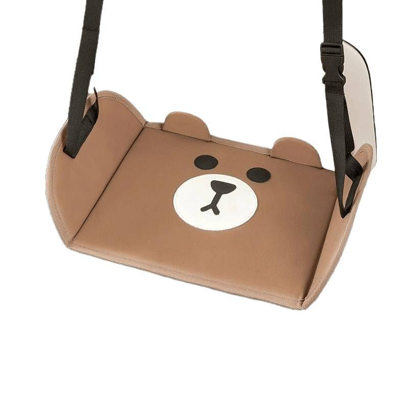 Other Car Rear Seat Leg Rest, Footrest Pad for Children and Adults (Universal Foot Pad) - cartoon-bear