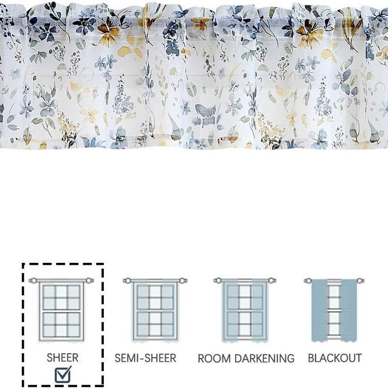 Cross-border Curtain Window Curtain Curtain Small Curtain Coffee Curtain Digital Printing Curtain Arbitrary Pattern Making Sleeve Punch-free