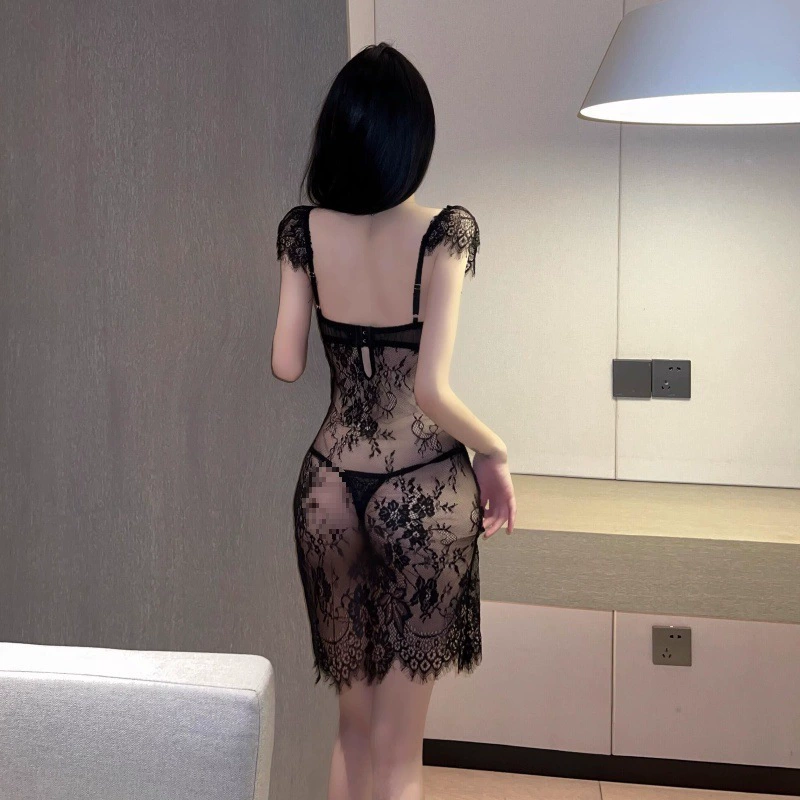 Интересное белье 2024 новая сексуальная, с lace, длинная юбка, маленькая грудь, крупная грудь, стыд в постели