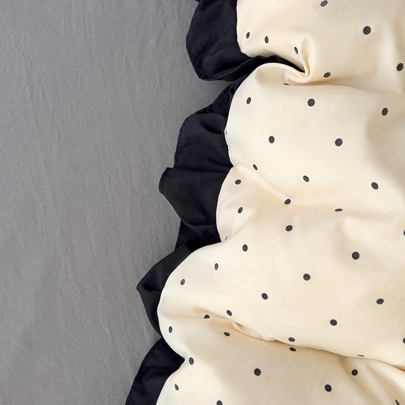 Conjunto de cama vintage boho francês nórdico com estampa de borboletas, quatro peças, 100% algodão lavado, estilo princesa Hepburn, capa de edredom e_voghion.com