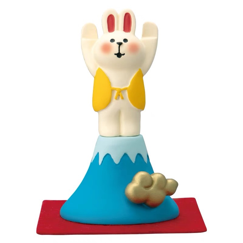 후지산 토끼 명함 지갑
