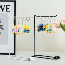 铁艺加高首饰架文具牙刷收纳架袜子唇膏挂架娃娃衣架子摆摊挂件架