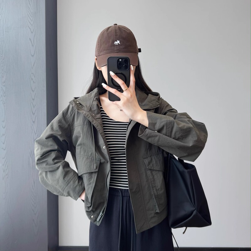 Lulu家洋気工装チベット肉が痩せている大きなポケットがゆったりしています。|undefined