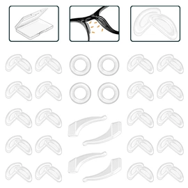 框架眼镜;防滑耳套;眼镜链