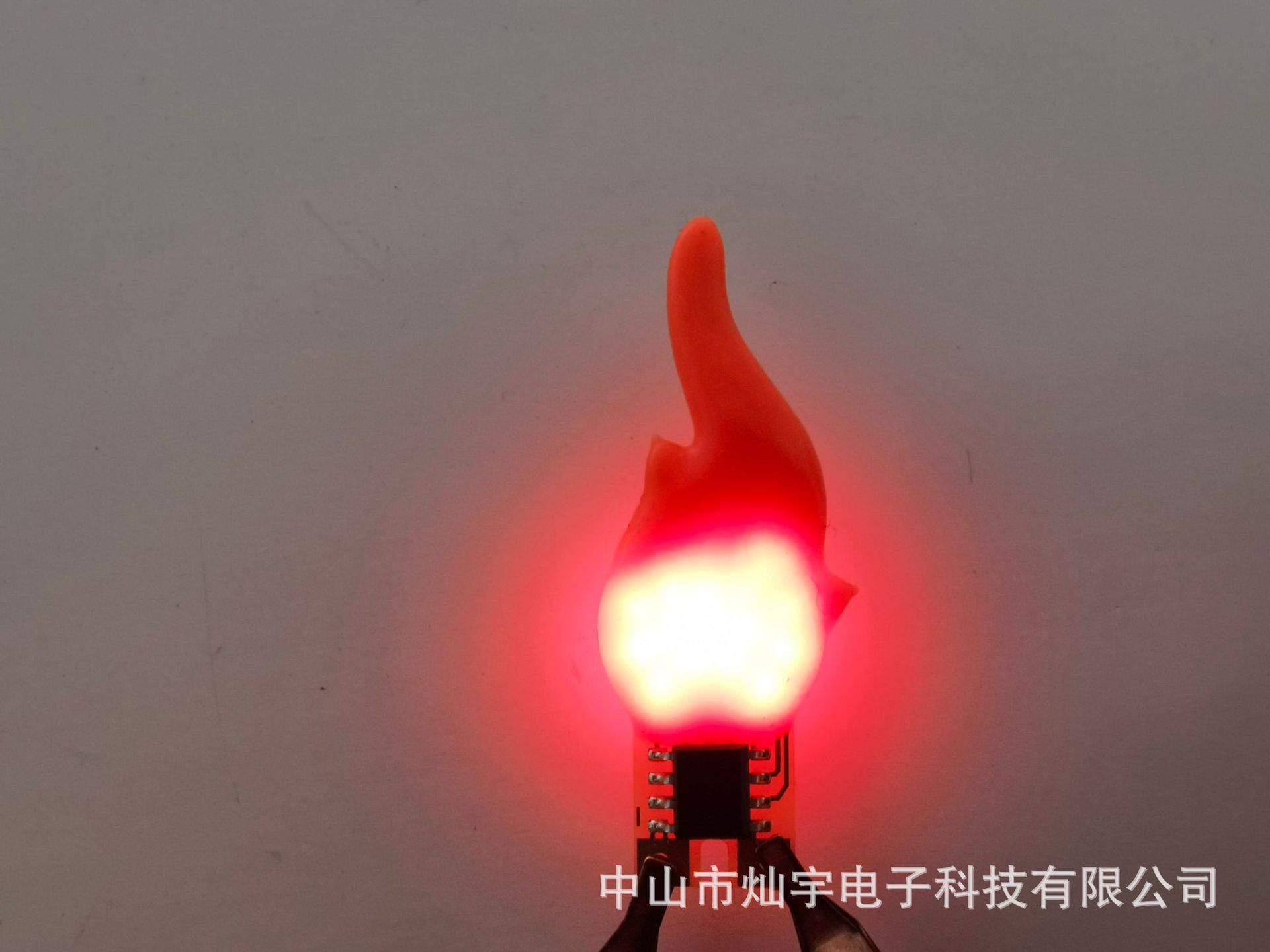 3V-Llama-C35 Lámpara de mesa-Luz roja