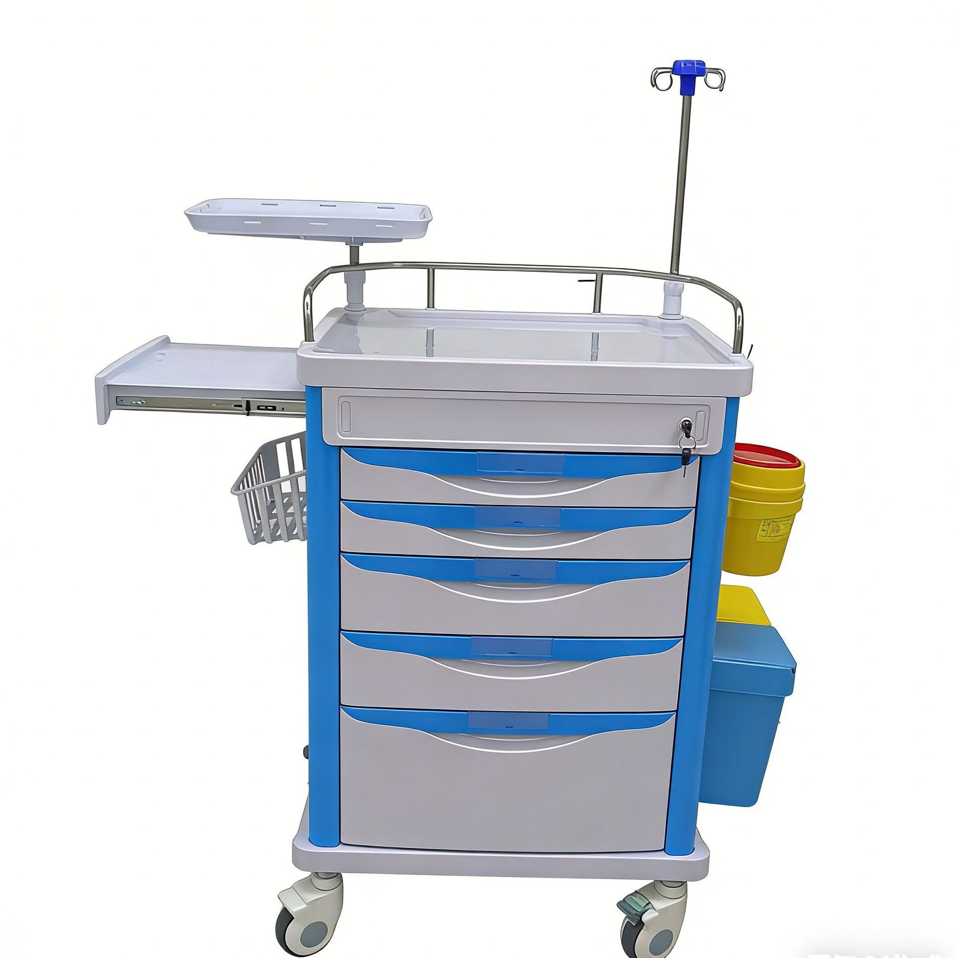 Vehículo de rescate médico de alta calidad engrosado ABS vehículo de infusión multifuncional de entrega de medicamentos gran tamaño vehículo de tratamiento