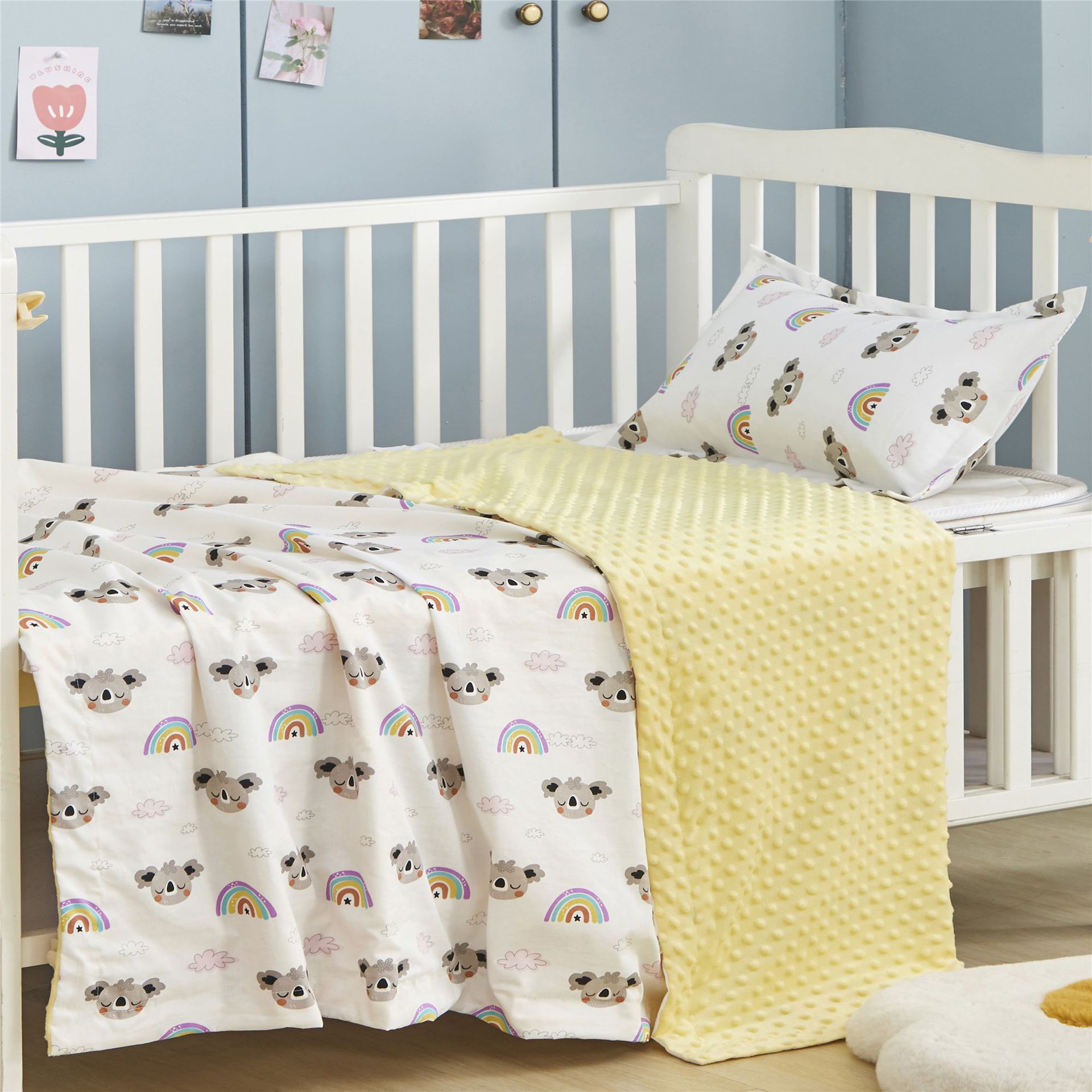 Algodón bebé calmante manta bebé Beanie manta niños manta recién nacido manta verano kindergarten siesta Manta