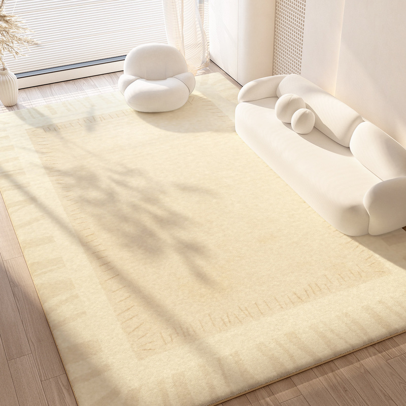 Cool style carpet living room 2024 new winter light luxury high-grade sofa coffee table blanket washable erasable floor mat