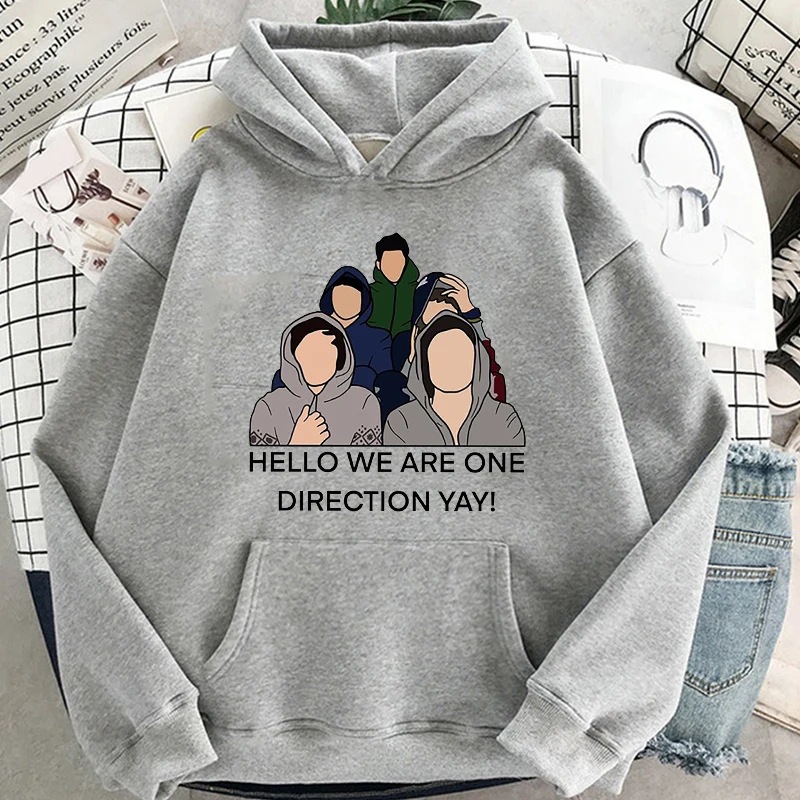 Direction One Hoodies Spring Long Sleeve Hooded Sweatshirts