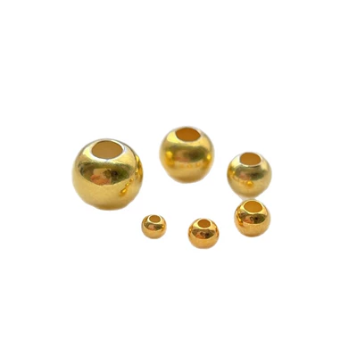 Spacer Beads, Round Beads, Loose Beads, Zərgərlik ara hissələri