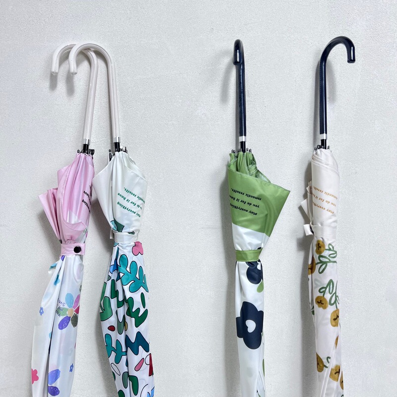 Manufacturer's New Product 8-Bone Automatic Straight Umbrella Carbon Fiber Ultra-Light Floral Long-Handled Umbrella with Logo Printed Advertising Gift Umbrella Manufacturer's New Product 8-Bone Automatic Straight Umbrella Carbon Fiber Ultra-Light Floral Long-Handled Umbrella with Logo Printed Advertising Gift Umbrella