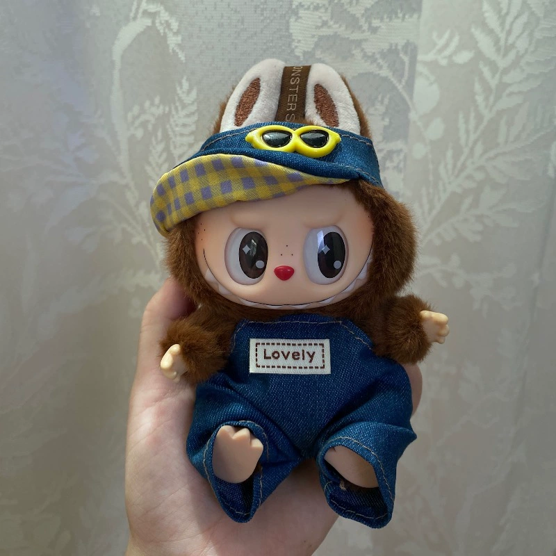 Платье для кукол Labubu 17 см один, два и три поколения сидят на вечеринке набор одежды для куклы