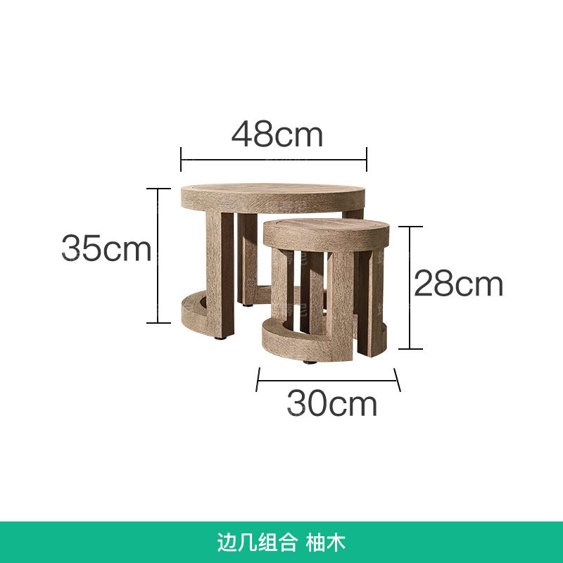 Sofá de patio para exteriores, muebles impermeables de una sola pieza para jardín, conjunto de mesa de centro de teca para terraza de hotel o villa.
