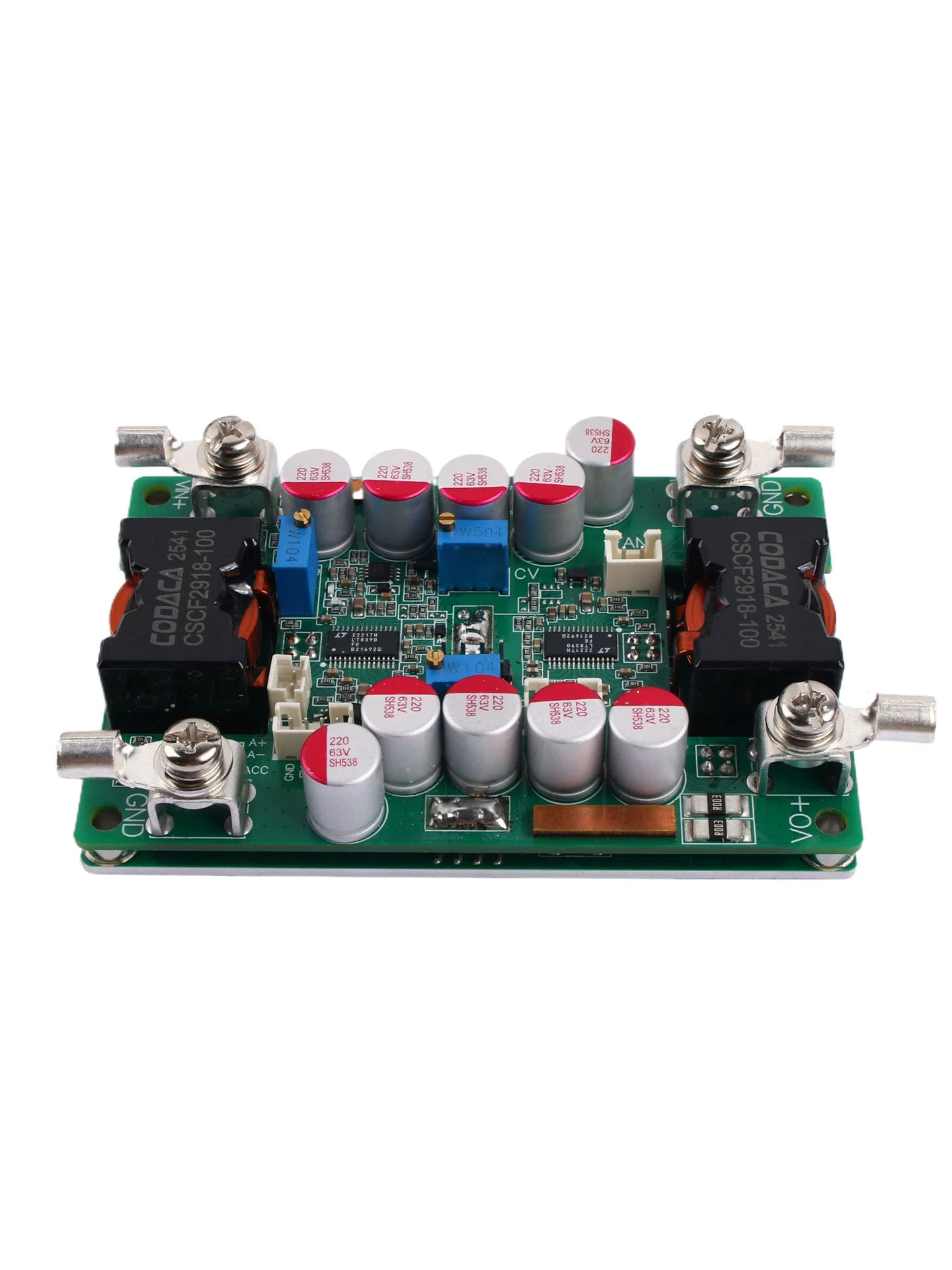 DCDC automatic step-up and step-down module, constant voltage and constant current, adjustable high-power power supply, battery charging board, stable voltage and high current