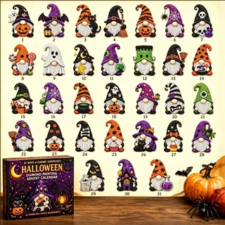 24 Days of Gnome Advent Calendar小矮人钻石风格日历盲盒F