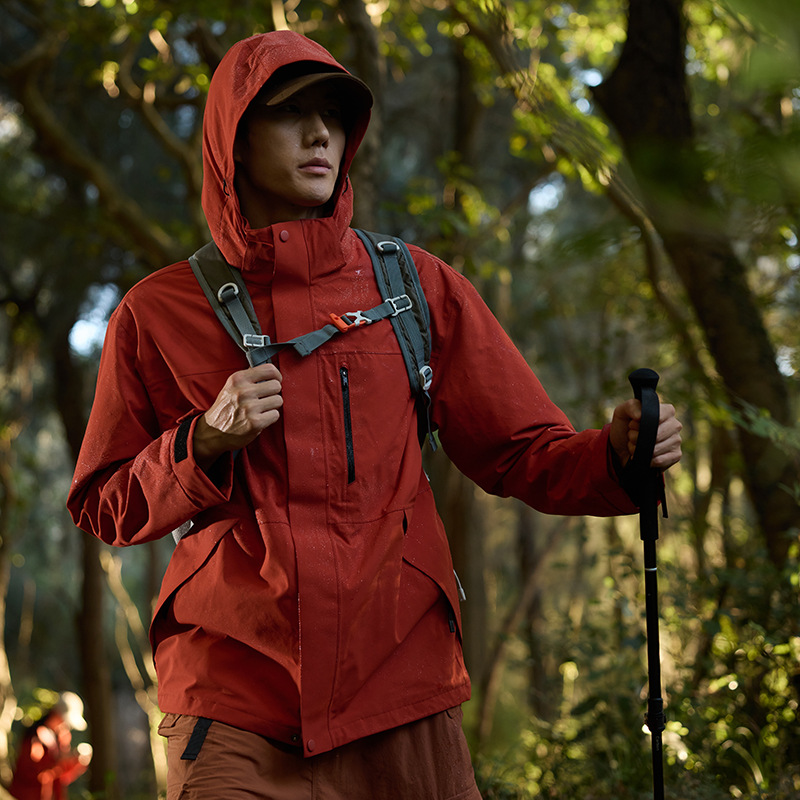 Jackets for Men and Women 2024 New Three-In-One Outdoor Mountaineering Windproof and Waterproof Mountain Hiking Jacket