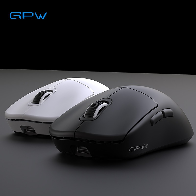 Mouse da gioco wireless GPW G1 cablato/2.4G/Bluetooth a tre modalità E-Sport Design leggero Dogpi Wang Small Hand_voghion.com