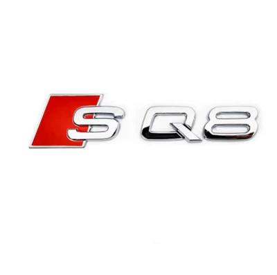 Car logo: SQ6 SQ7 SQ8 car displacement - sq8-bright-silver