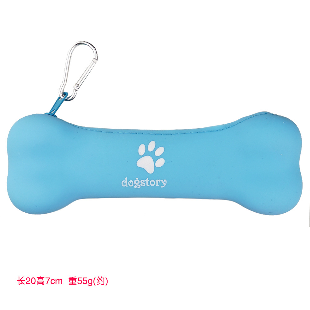 Bolsa de merienda de silicona al aire libre bolsa de entrenamiento para mascotas perro bolsa de entrenamiento al aire libre bolsa de cintura portátil con hebilla colgante Nuevo
