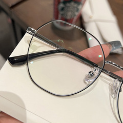 Women's ultra-light pure titanium myopia glasses frame, anti-blue light, natural and slimming, with prescription, Danyang glasses frame wholesale 8333