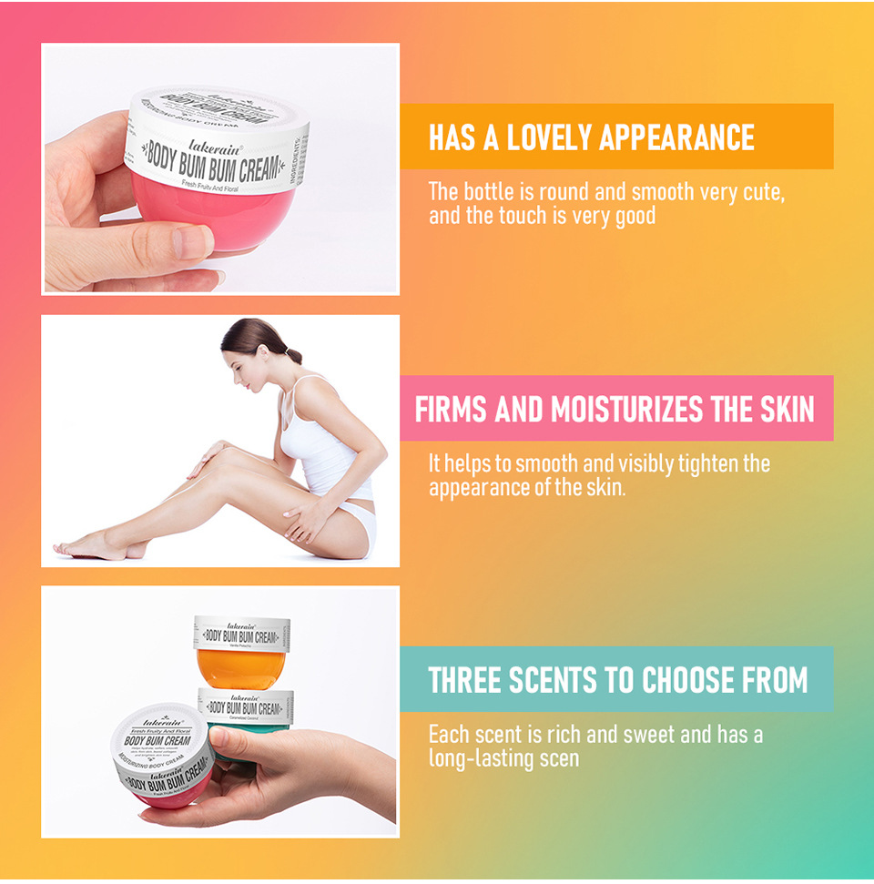 Lakerain Hip Care Cream Body Care Hip Cream 80ml Specification drawing