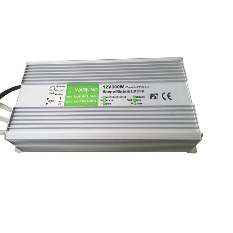 300W Dc Constant Voltage Waterproof Power Supply 220V to Dc12/24V Driver for Engineering Switch Driver with Full Power 300W Dc Constant Voltage Waterproof Power Supply 220V to Dc12/24V Driver for Engineering Switch Driver with Full Power