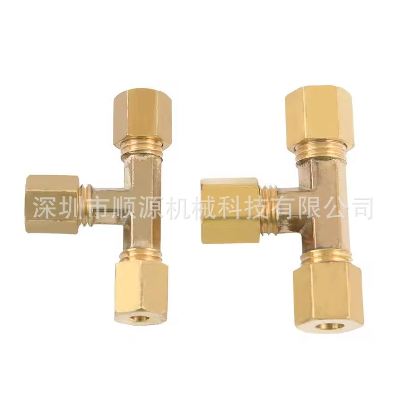 Латунь с 1/2 дюйма наружный диаметр алюминиево-пластиковая трубка медный разъем эквивалентного диаметра тройник утолщение солнечной трубки фитинги