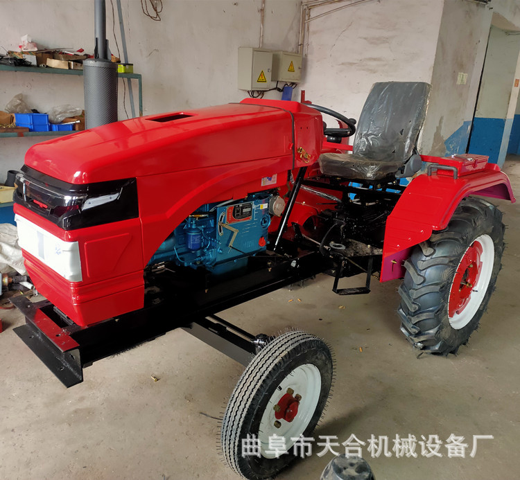 大棚王拖拉机四轮旋耕机 40马力拖拉机 翻地打田机 旋耕拖拉机