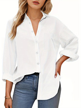 B 94831 Women's Long Sleeve Button Shirt Ůʿ������� �羳��