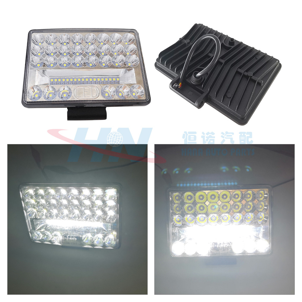 Suministro de fábrica coche trabajo luz camión trabajo luz coche luz de trabajo cuadrada coche luz de trabajo intermitente