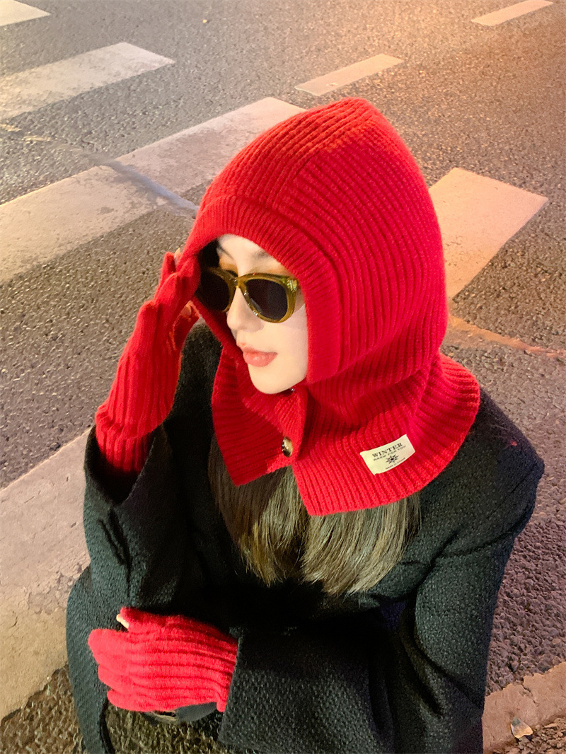 复制_巴拉克拉法帽手套套装秋冬季女红色保暖针织.jpg
