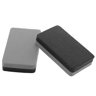 Magic Clay Pad Car Wash Decontamination – Car wax - striped-square-mud-rub-gray