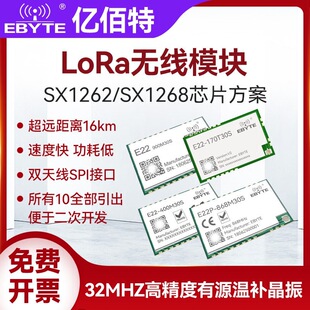 SX1262/1268 LoRa���l�հlģ�K43Hz�o������ͨ��32MHz��Դ����