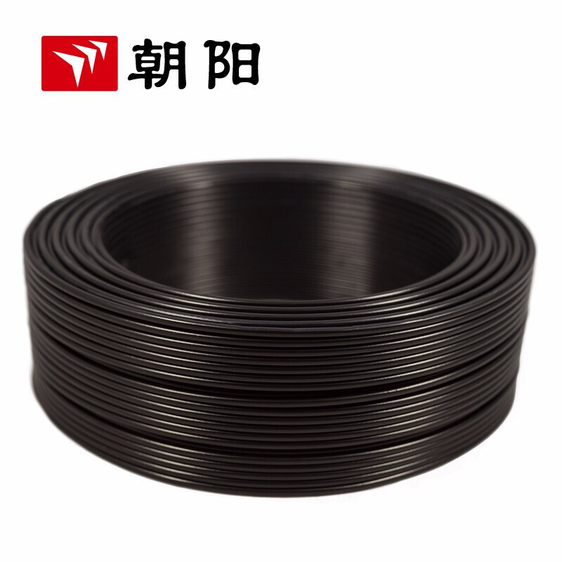 Chaoyang cable ZB-RVV cable de alimentación cable de chaqueta negra estándar nacional ignífugo 3 núcleo 1 100 metros cuadrados