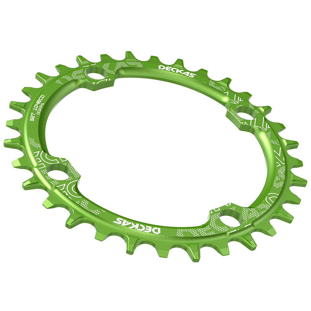 Spot DECKAS disco de dientes positivo y negativo 104BCD accesorios de bicicleta de montaña de una sola velocidad disco ovalado transfronterizo