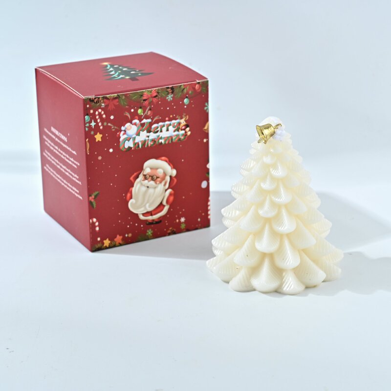 クリスマスツリーアロマキャンドルクリエイティブギフトボックスクリスマスギフト家の装飾装飾品お土産クロスボーダーアロマキャンドル|undefined