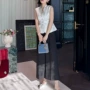 气质v领无袖显瘦马甲