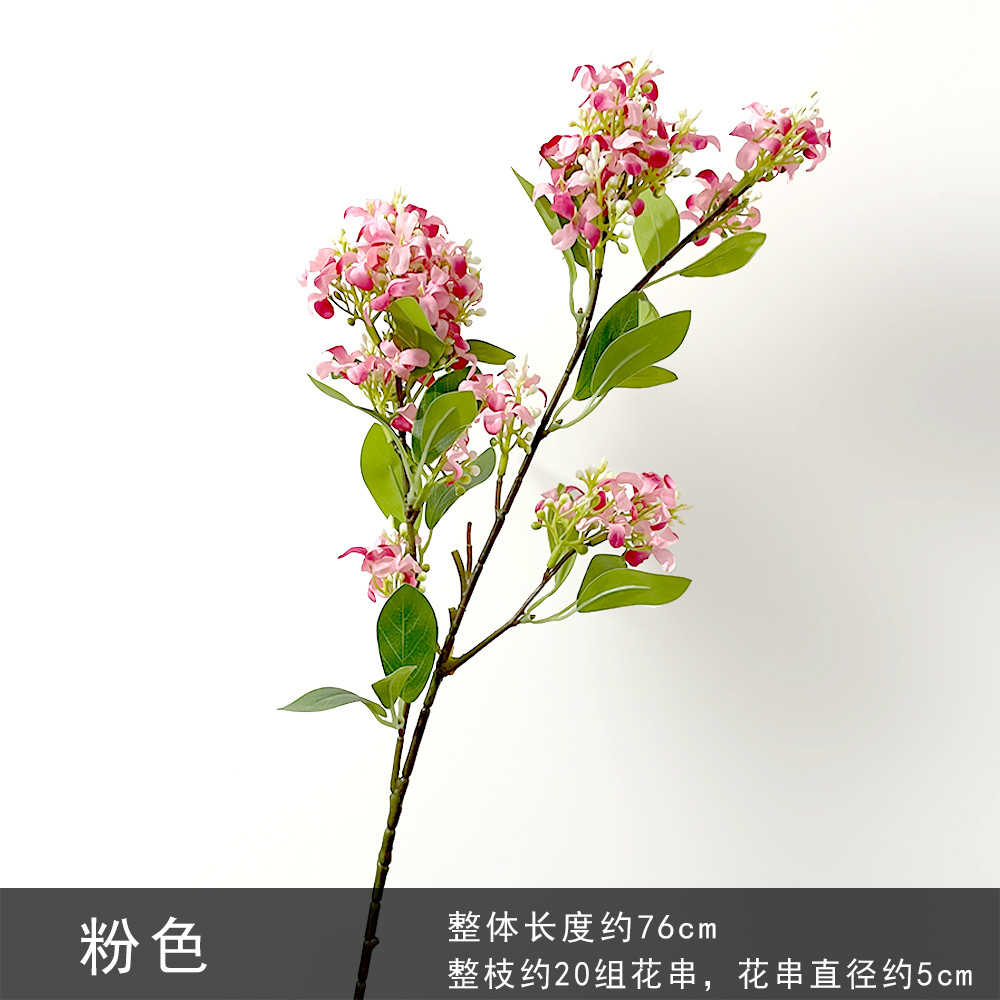 Simulación de miles de lixiang pastoral pequeño hogar fresco decoración de la sala de bodas decoración de la noche para la fotografía de clavo de olor osmanthus