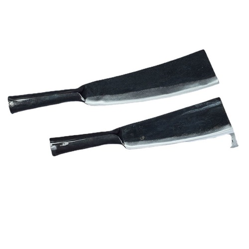 Wooden knife for chopping trees, manganese steel, hand-forged old-fashioned spring steel, agricultural wood-cutting knife, outdoor fishing opening sickle